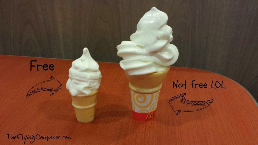 Free Ice Cream at McDonald's