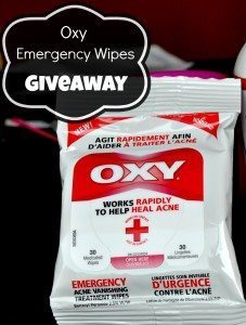 Oxy Emengency Wipes Giveaway