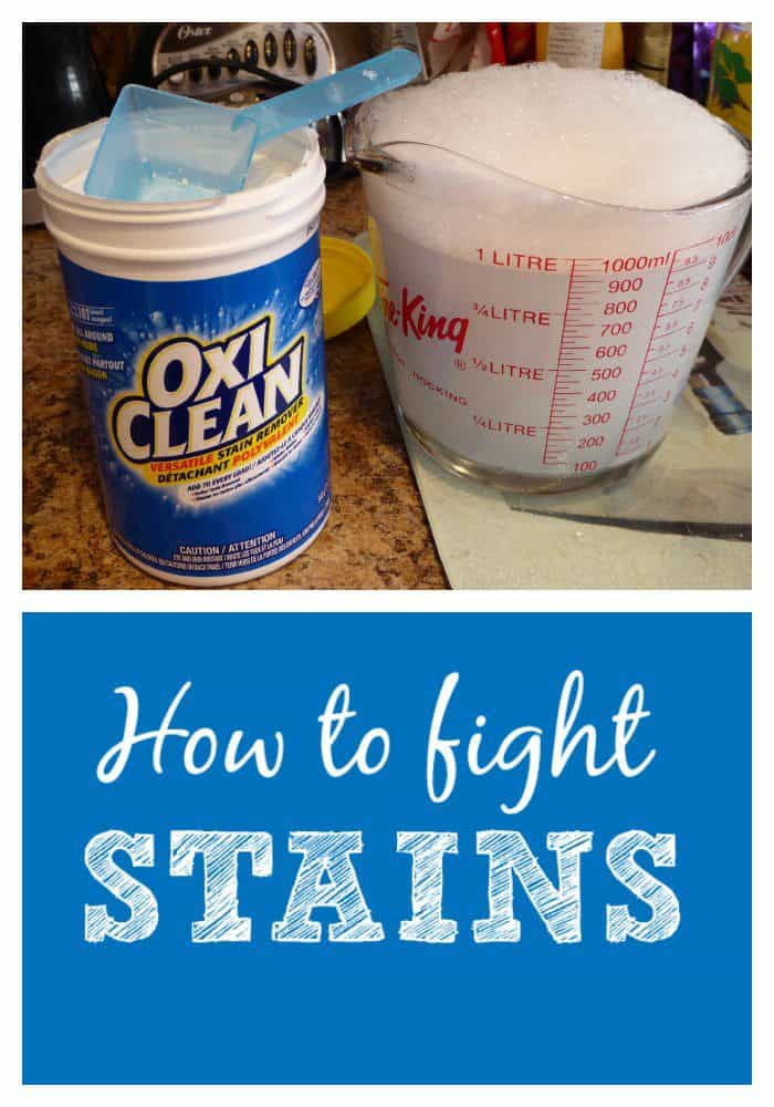 How to fight stains with OxiClean