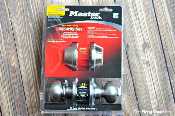 Bike riding with Master Lock  Entry Door Lock  The Flying Couponer
