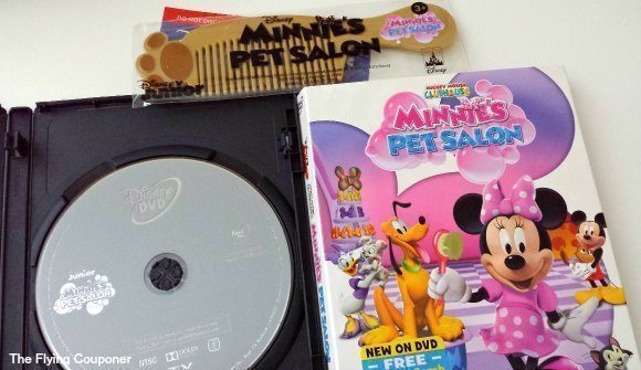 Minnie’s Pet Salon DVD with Free Pet Comb The Flying Couponer
