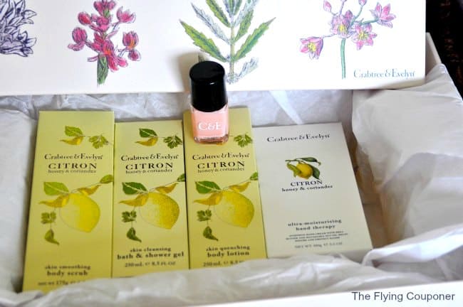 Pamper yourself with Crabtree & Evelyn Giveaway Deluxe Gift The Flying Couponer