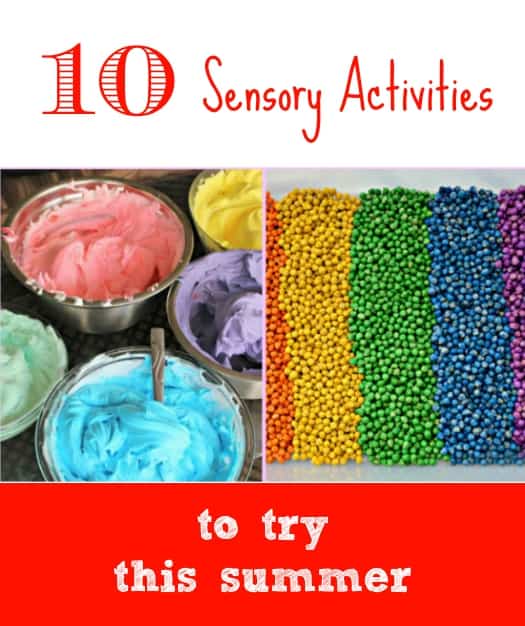 10 Sensory activities to try this summer! The Flying Couponer and Parenting