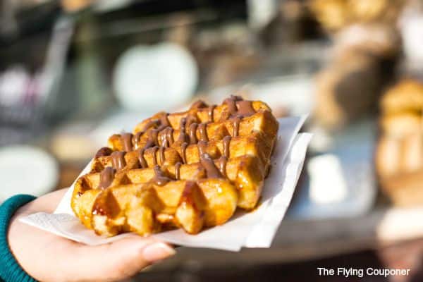 5 foods you must eat in Belgium. Waffles and chocolate. The Flying Couponer