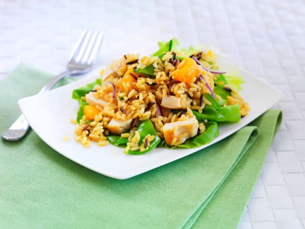 Back-to-School lunch ideas & Giveaway. Chicken and Wild Rice Salad. The Flying Couponer.