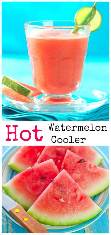 Hot Watermelon Cooler. Smoothie Recipes. The Flying Couponer