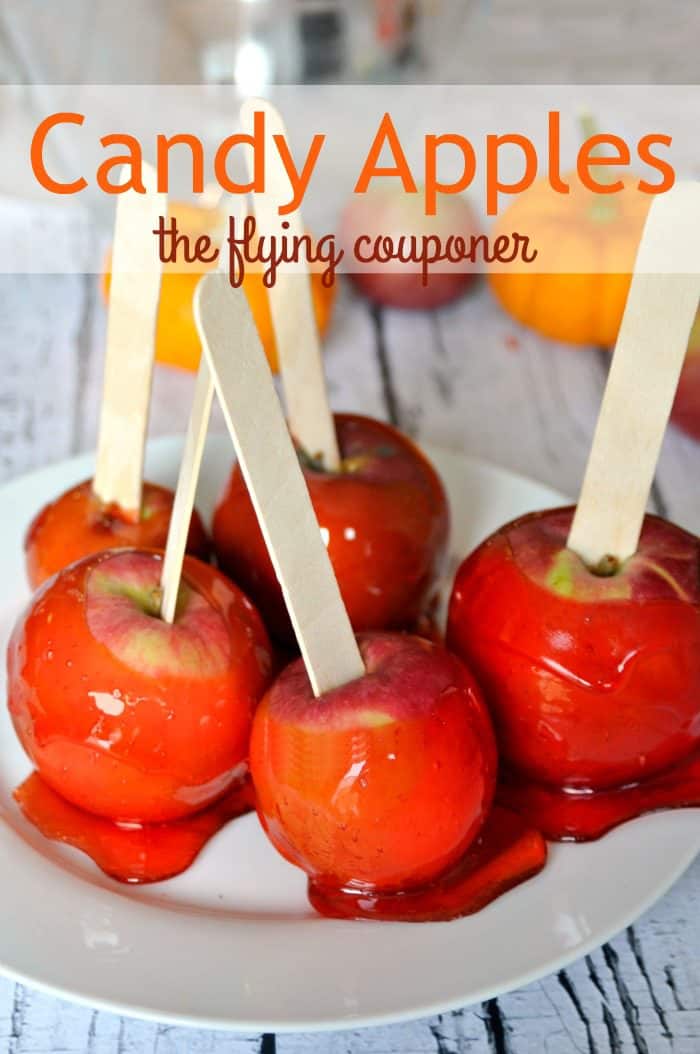Candy Apples. Fall and winter Recipes. The Flying Couponer.