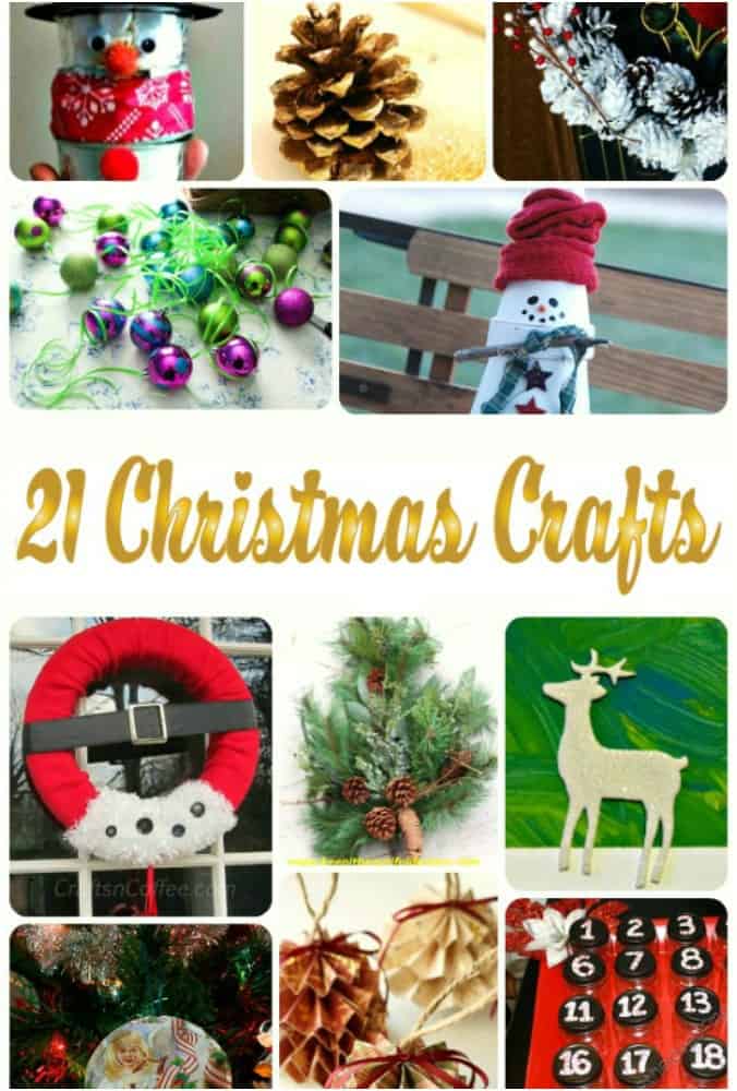 21 Christmas Craft Ideas for kids and adults. The Flying Couponer.