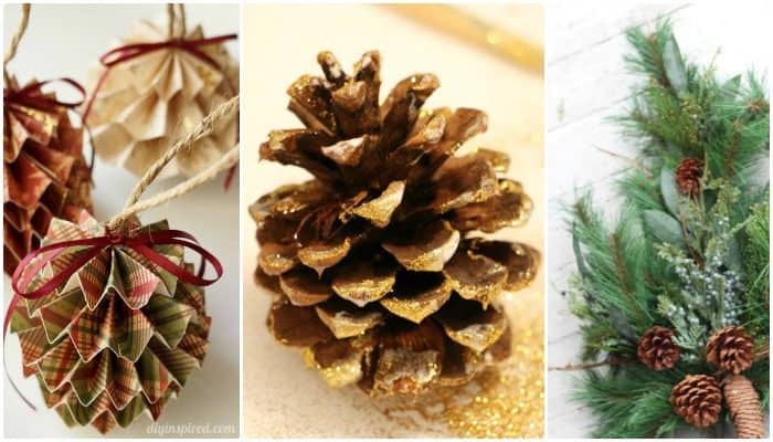 21 Christmas Craft Ideas. Pine Cones. The Flying Couponer