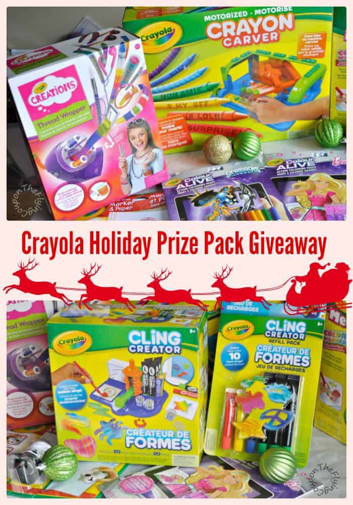 Crayola Holiday Prize Pack Giveaway. Santa Clauss. The Flying Couponer.