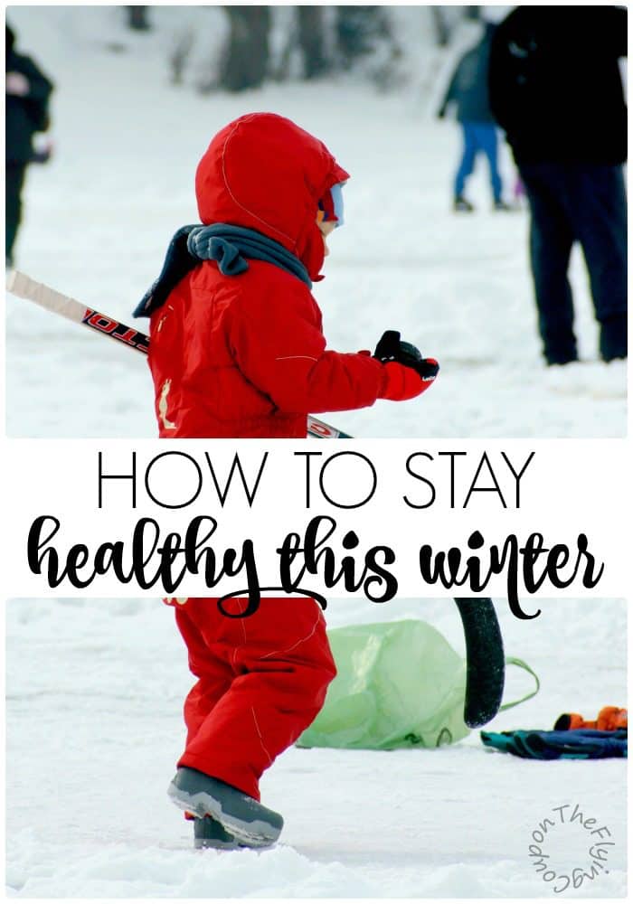 How to stay healthy this winter. Playing in the snow. The Flying Couponer.