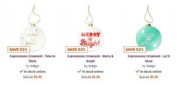Saving Money this Holiday Season. Ornaments.