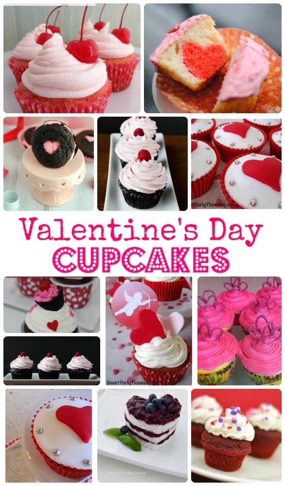 Valentine's Day cupcakes recipes.