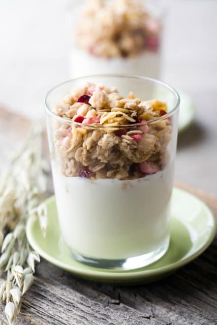 21 Healthy Breakfast Recipes. Homemade granola.