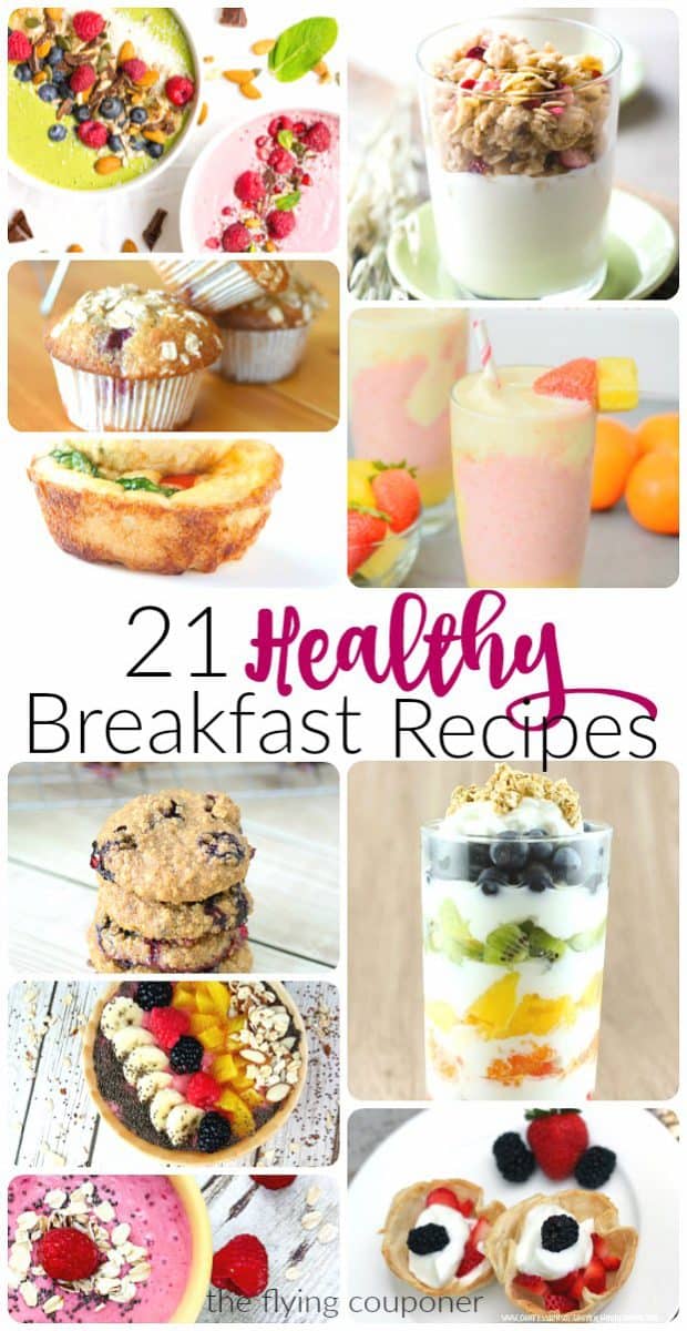 21 Healthy Breakfast Recipes. The Flying Couponer.