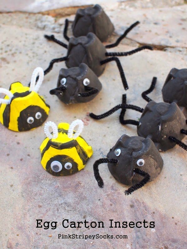 20 Adorable Egg Carton Crafts for Kids. The Flying Couponer.