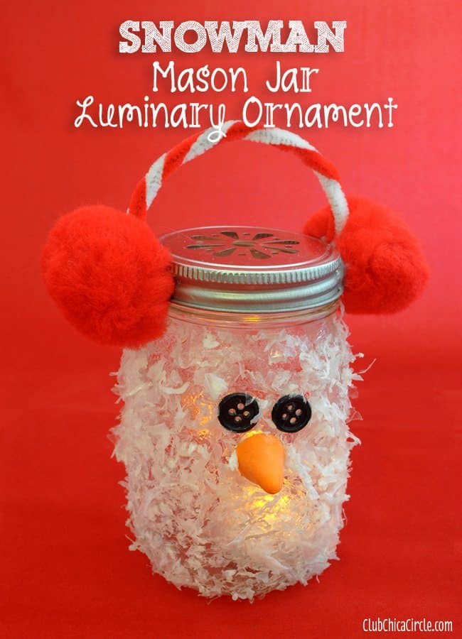 adorable-snowman-crafts-for-kids-snowman-mason-jar-luminary-ornament