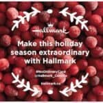 Hallmark Gets Festive with #NoOrdinaryCard Mobile Pop-up