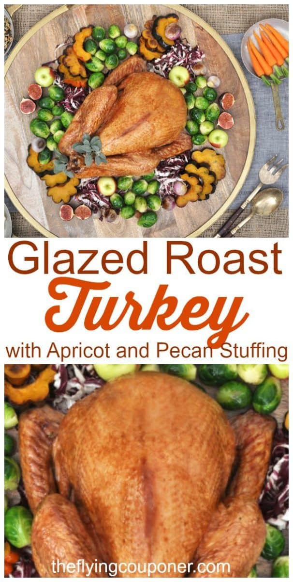 Festive Glazed Roast Turkey Recipe. The Flying Couponer.
