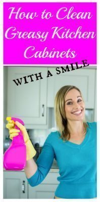 How To Clean Greasy Kitchen Cabinets 198x400 
