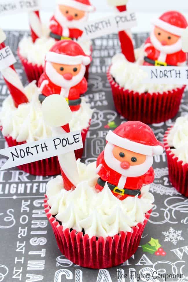 North Pole Cupcakes