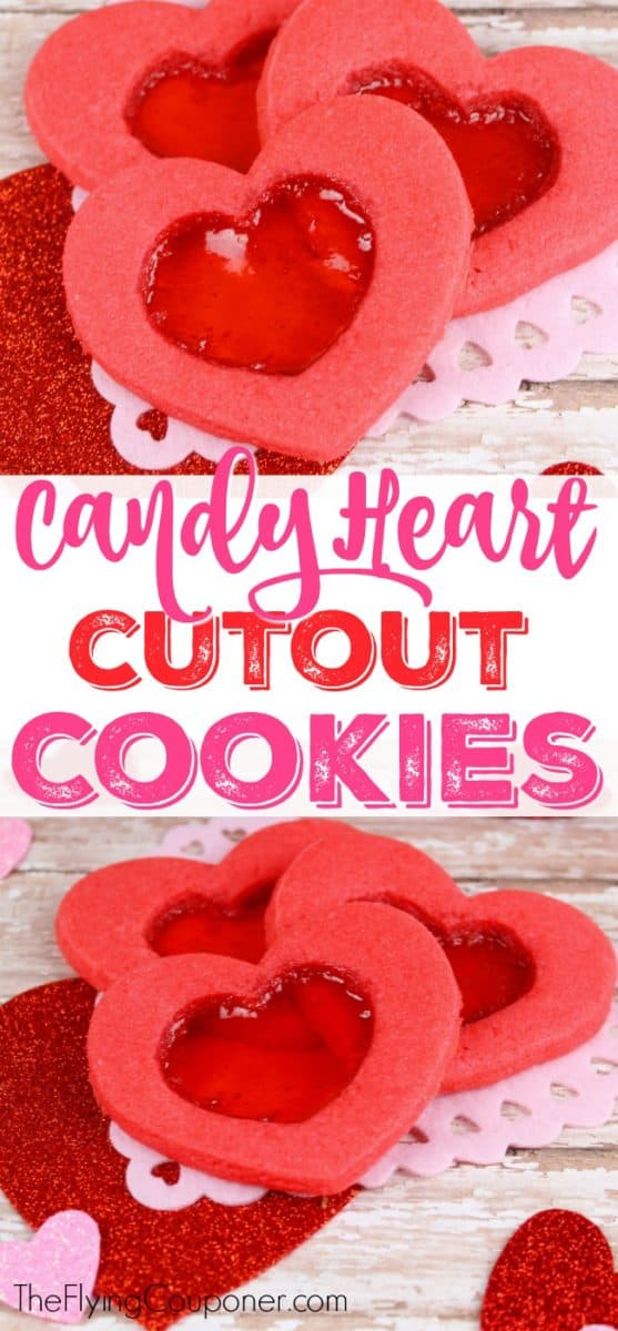 Candy Heart Cutout Cookies