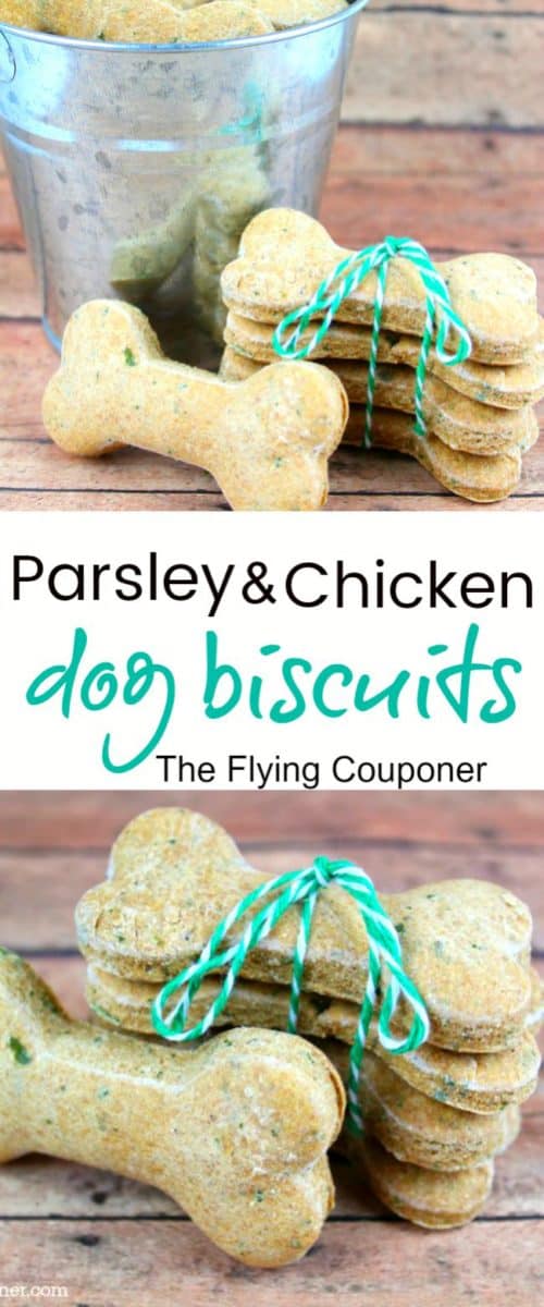 Chicken & Parsley Dog Biscuits
