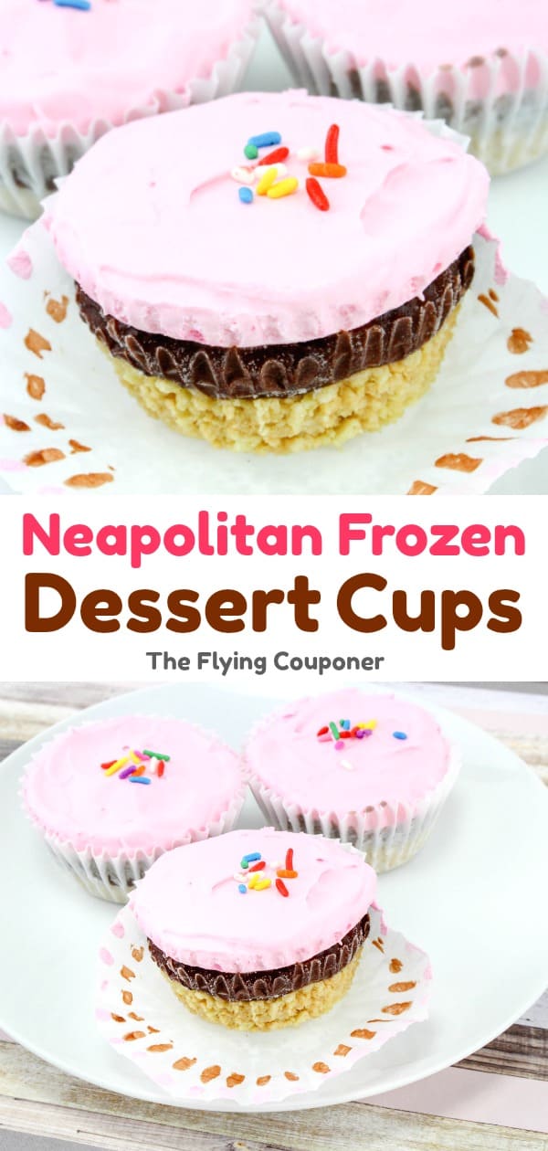 Frozen Treats: Neapolitan Frozen Dessert Cups