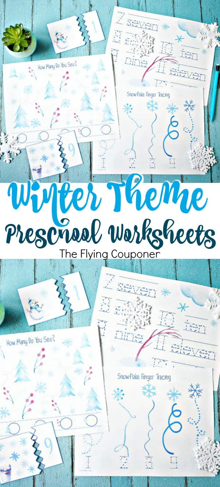 Winter Theme Preschool Worksheets. The Flying Couponer.