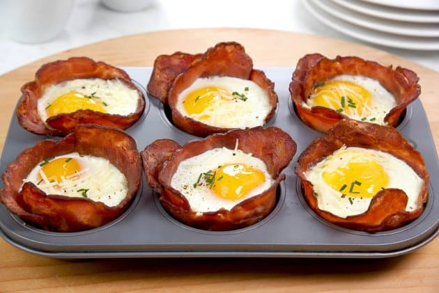 Turkey Bacon and Egg Breakfast Cups