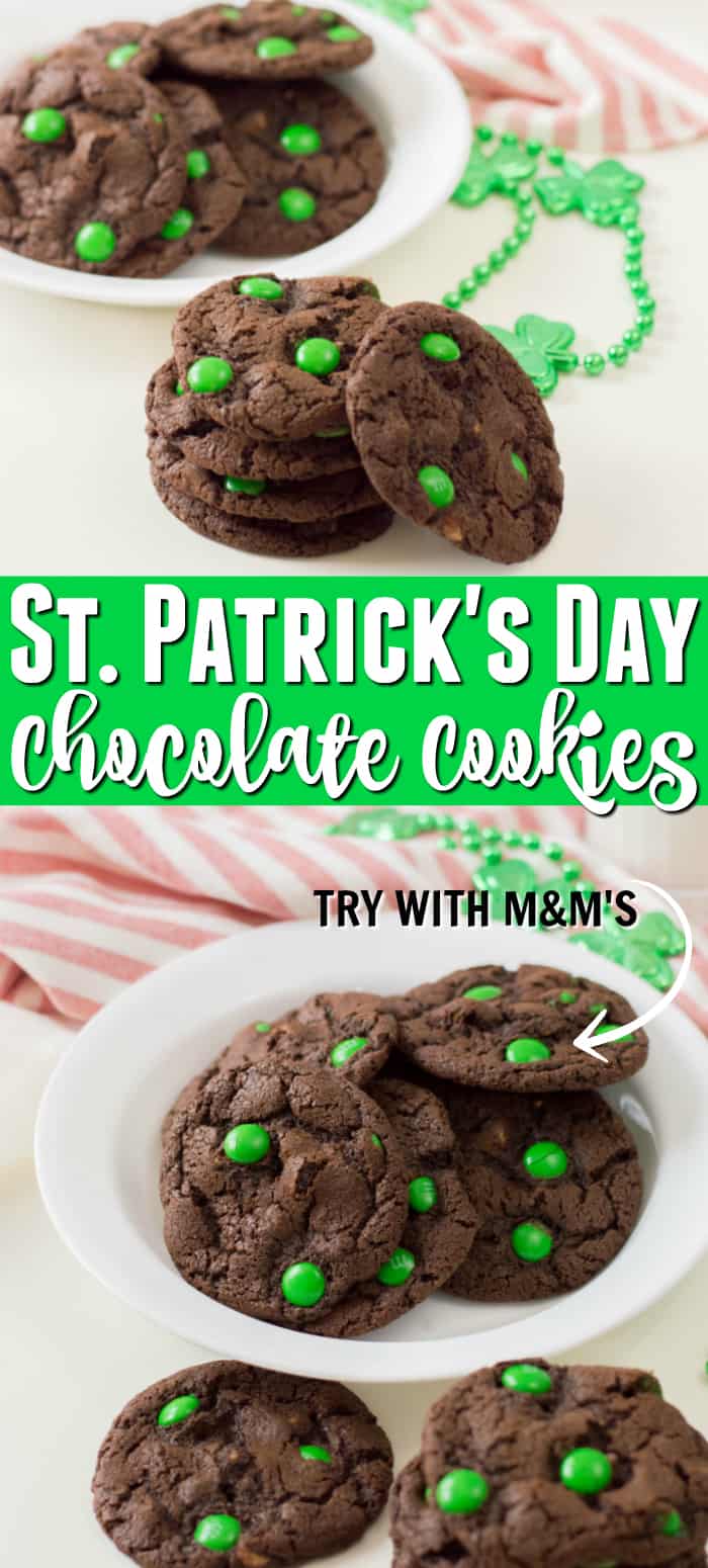 St. Patrick's Day Chocolate Cookies - The Flying Couponer