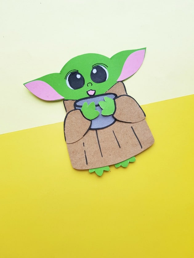 Baby Yoda Paper Craft