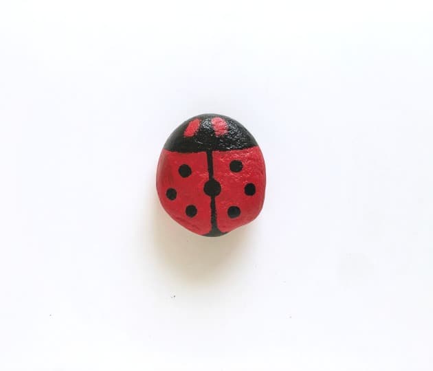 Ladybug Painted Rocks