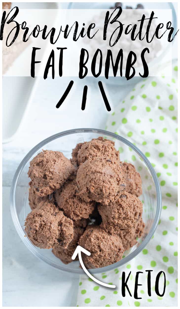 Keto Mint Brownie Batter Fat Bombs