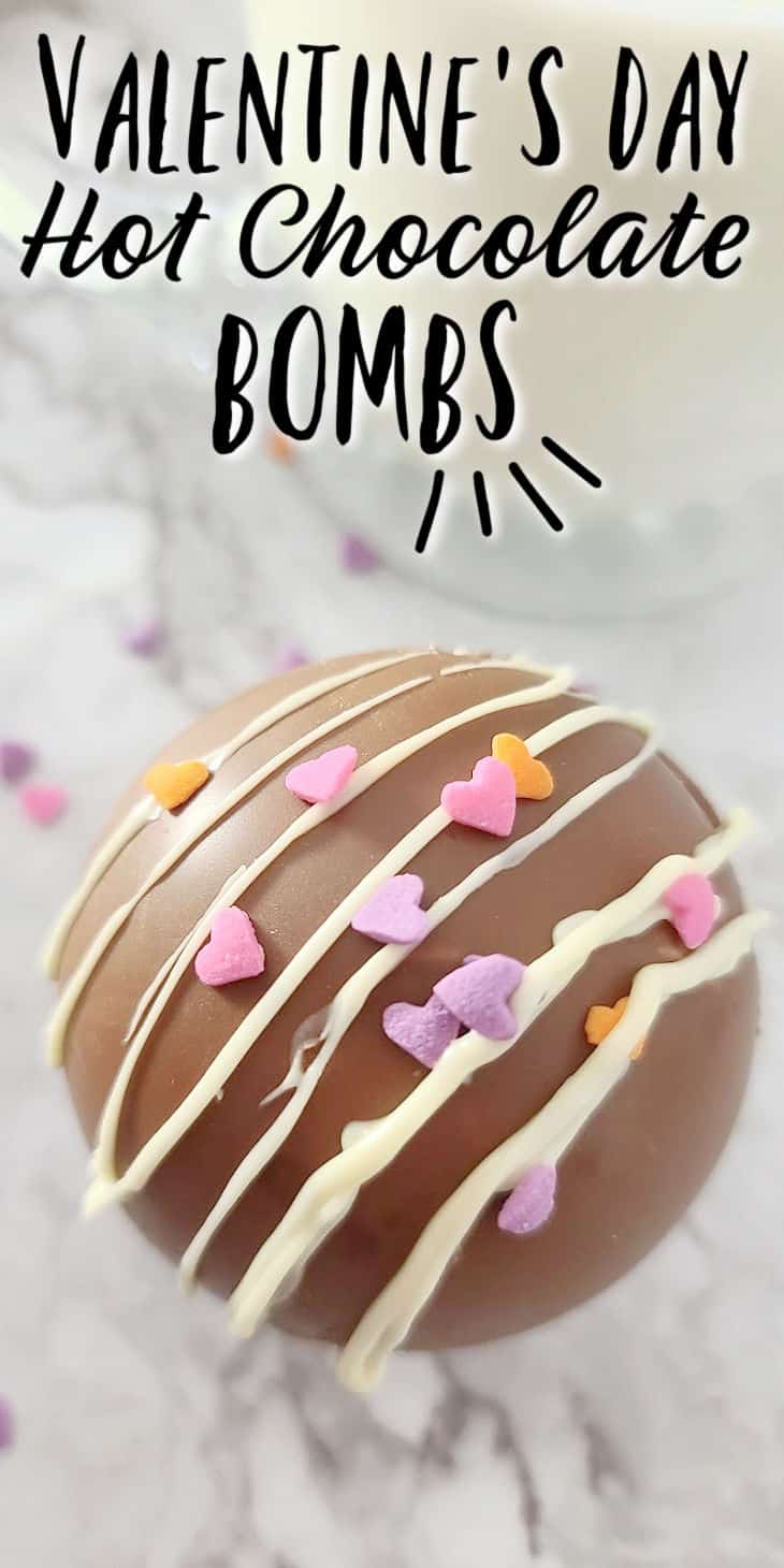 Valentine’s Day Hot Chocolate Bombs